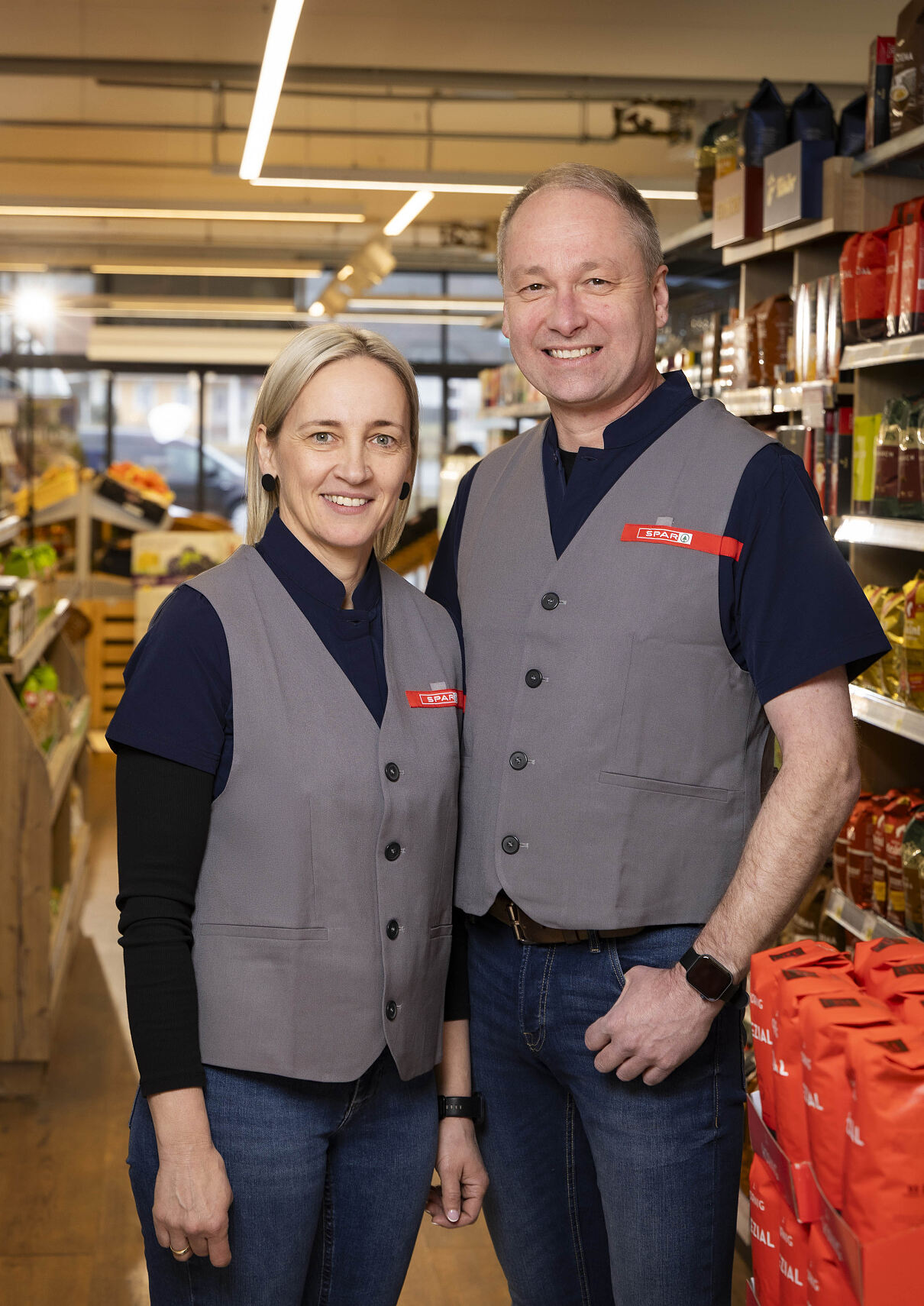Neue SPAR-Kaufleute René und Sonja Loidl 