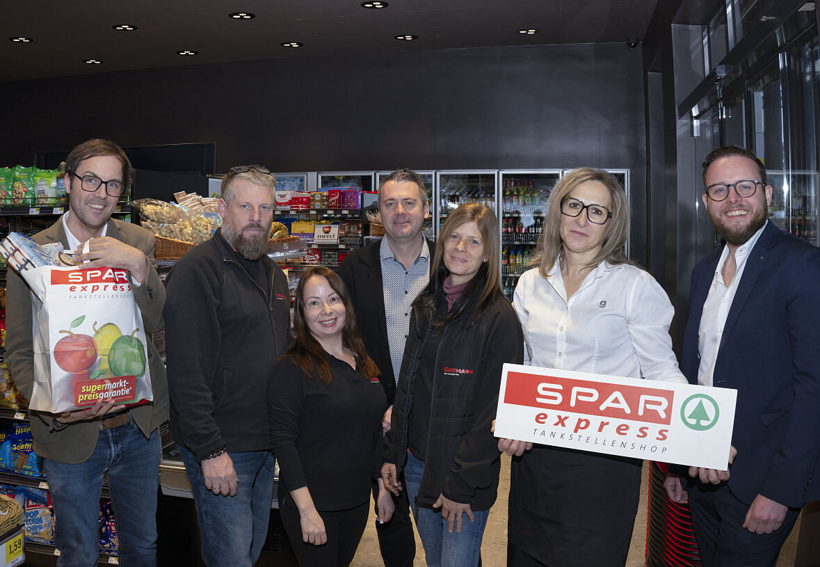 PA Foto SPAR express Steinach Vertriebsteam