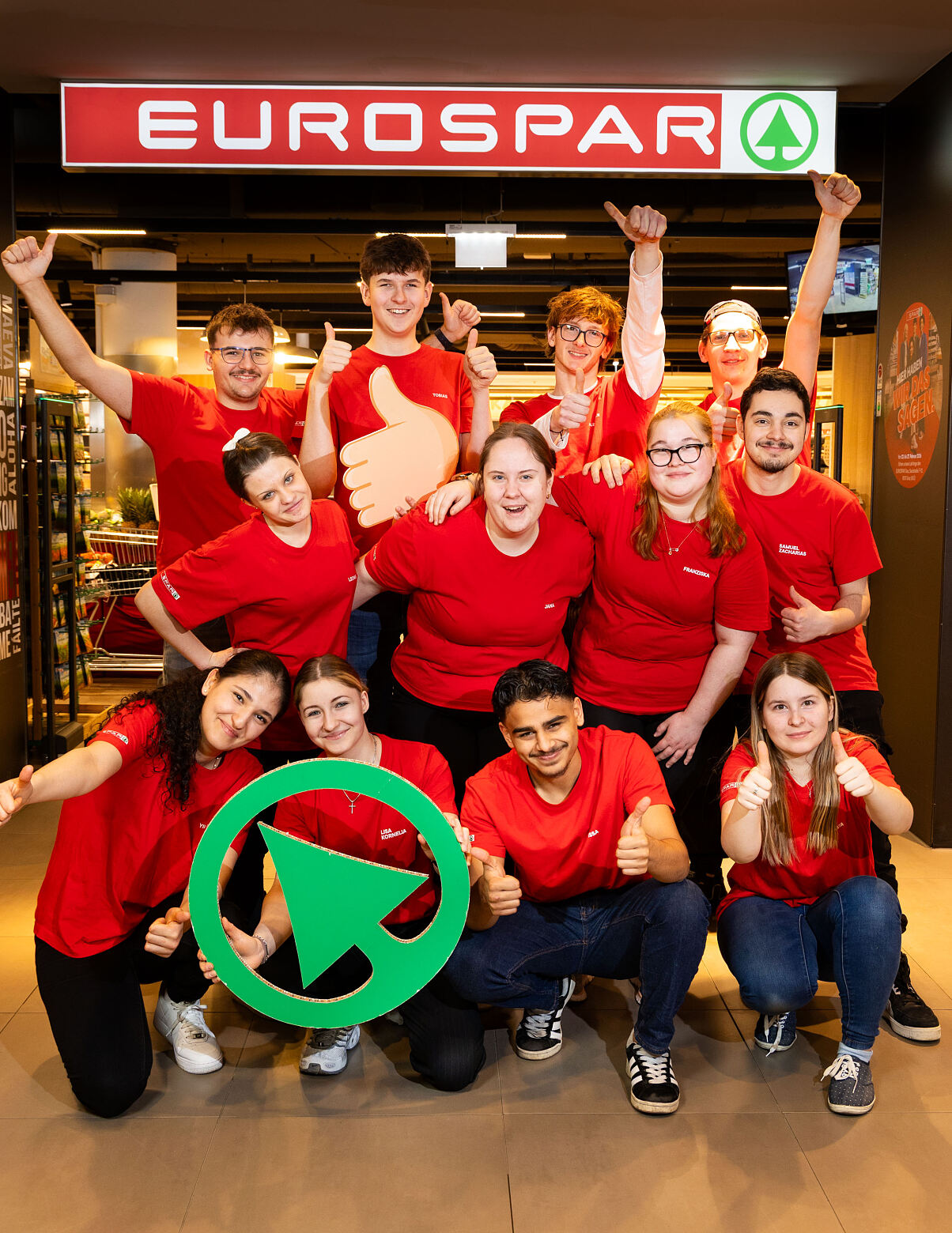 SPAR-Lehrlinge führen eine Filiale 2