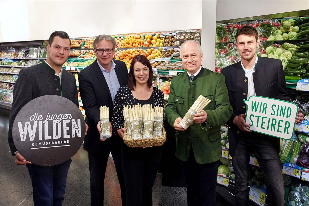 Steirischer Spargel bei SPAR