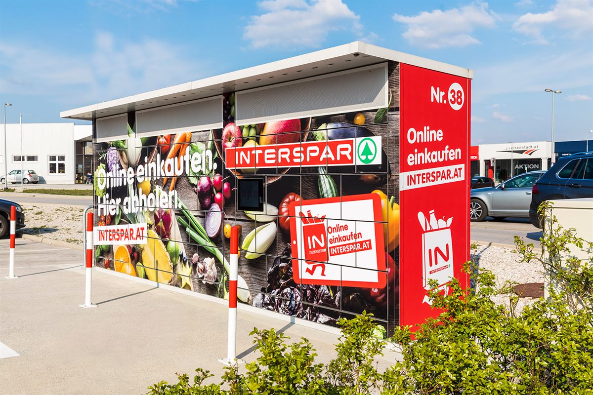 INTERSPAR-Abholbox in Eisenstadt