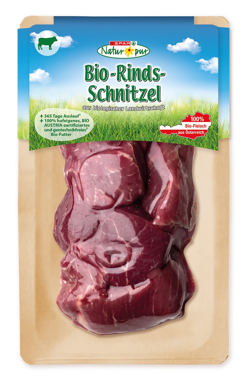SPAR Natur pur  Bio-Rindsschnitzel