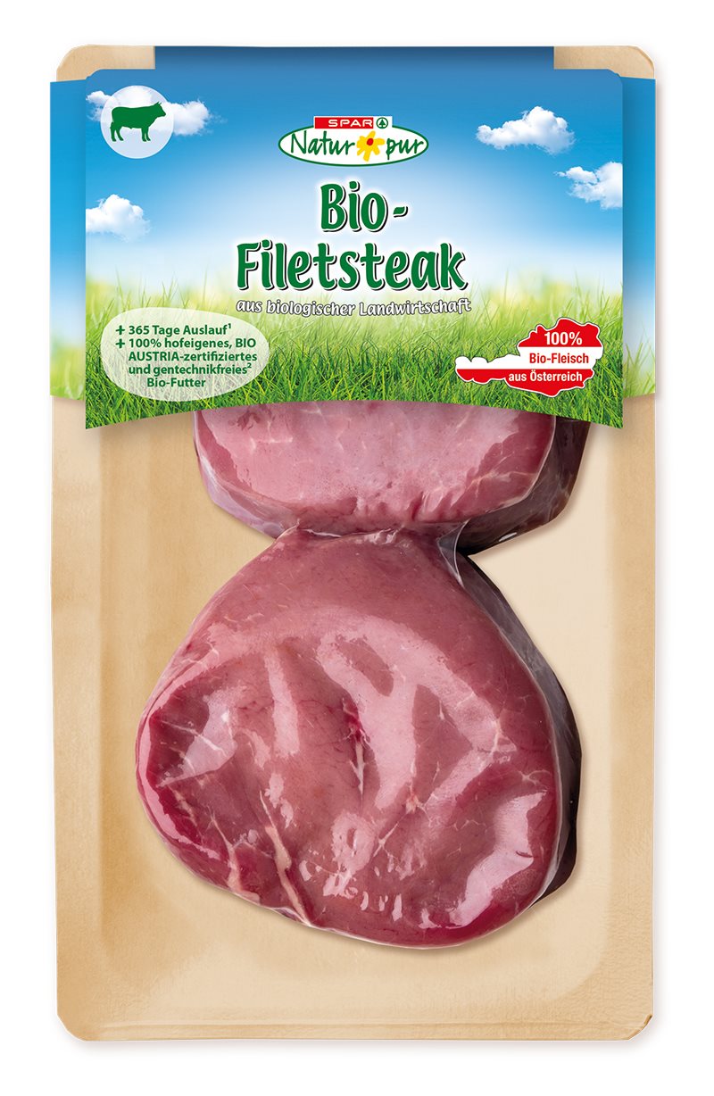 SPAR Natur pur Bio-Filetsteak