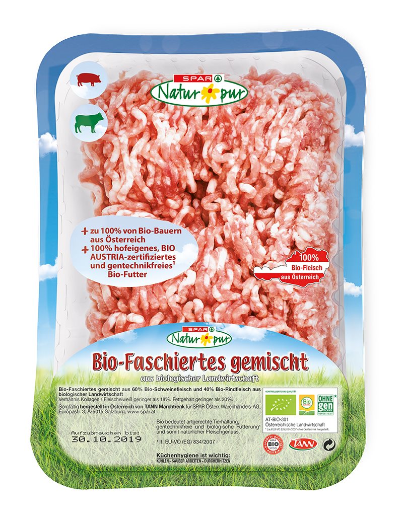 SPAR Natur pur Bio-Faschiertes gemischt