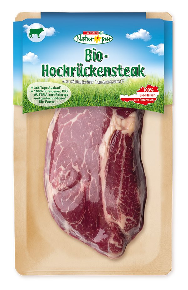 SPAR Natur pur  Bio-Hochrückensteak