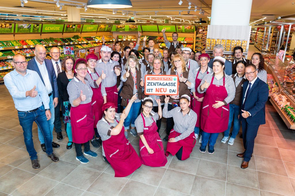 Das Team im EUROSPAR Zentagasse