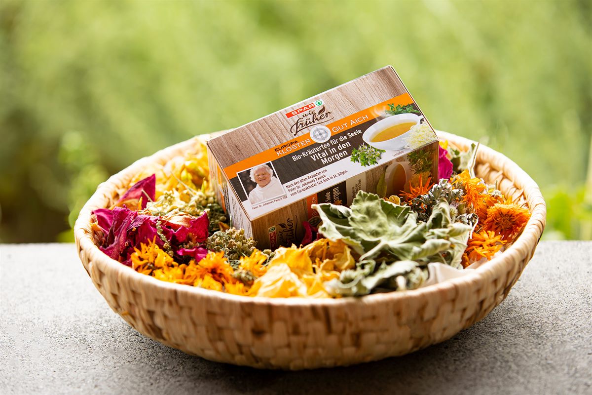„SPAR wie früher Bio-Kräutertees für die Seele“
