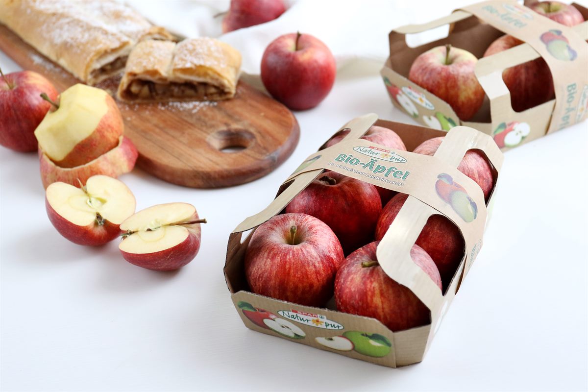 SPAR_Natur-pur_Äpfel in Kartonschale