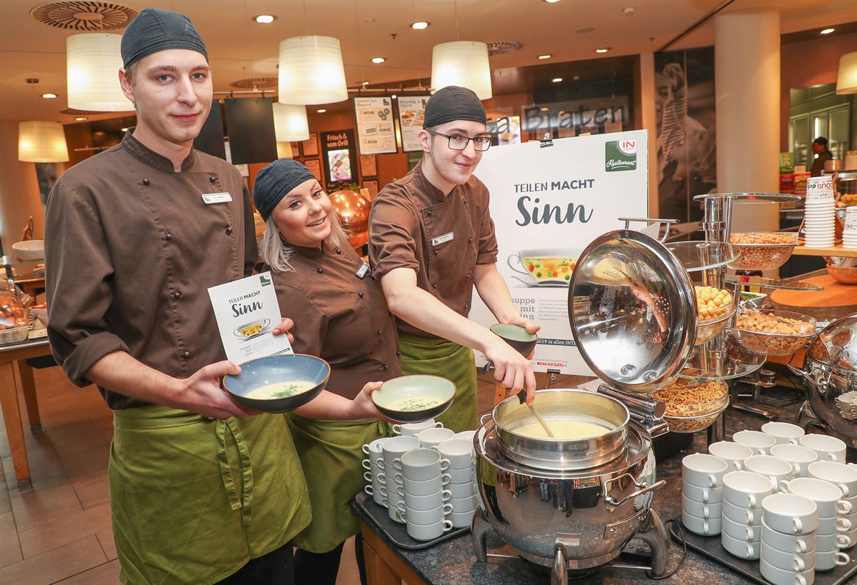 INTERSPAR kocht Suppe mit Sinn