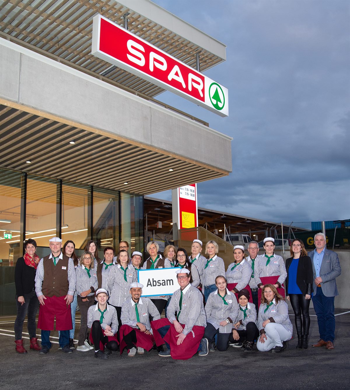 SPAR_Eröffnung_Absam_Team