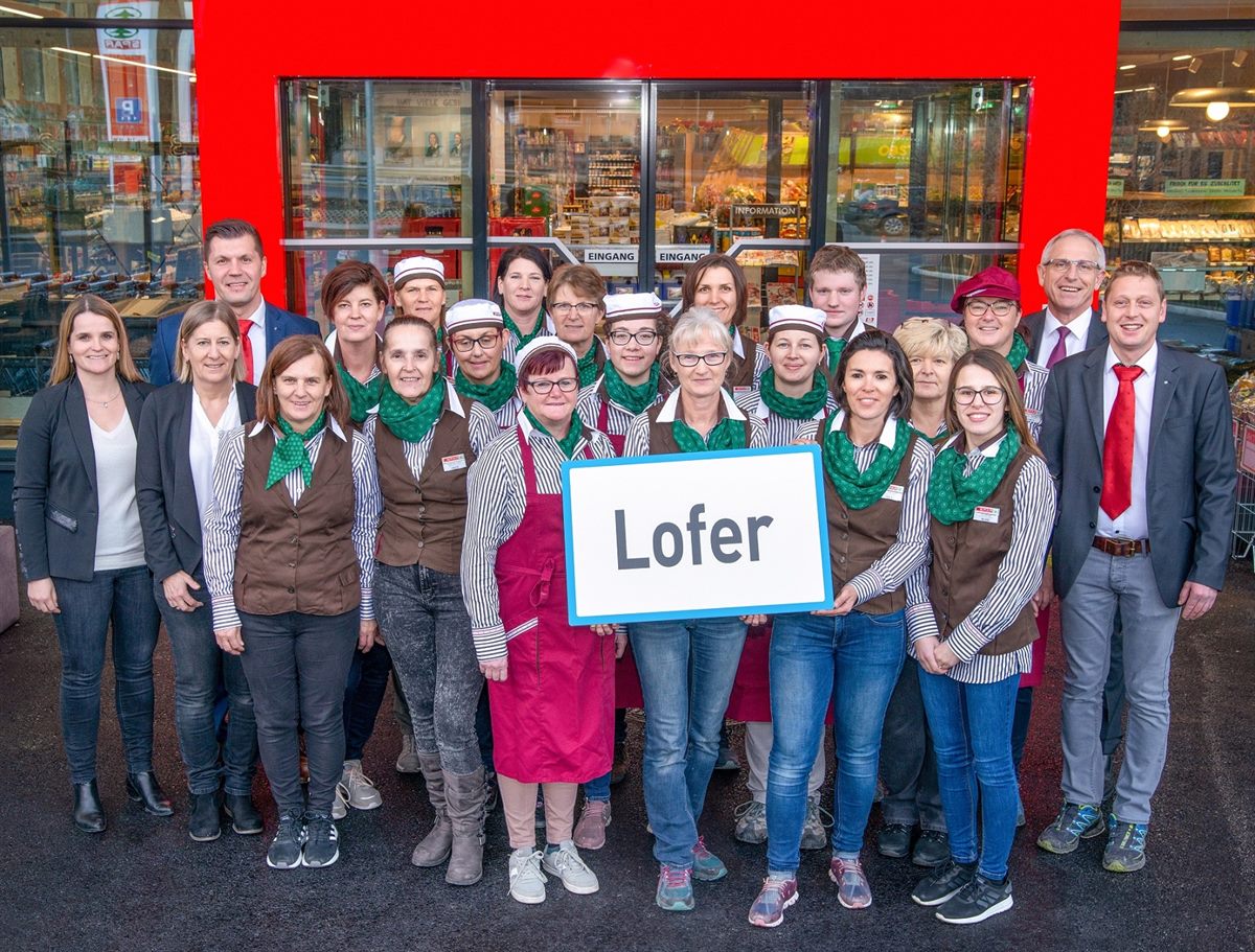 PA_SPAR_Eröffnung_Lofer_Team