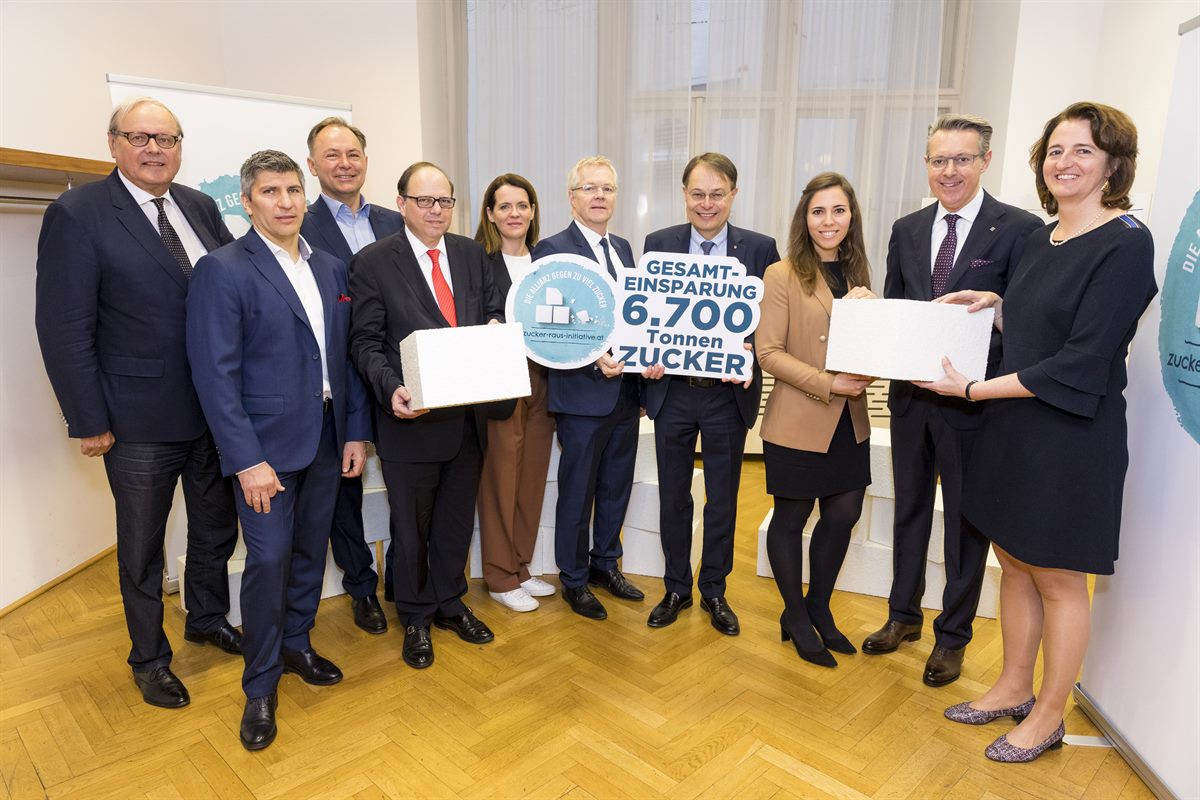 Gruppenfoto Zuckergipfel der Lebensmittelbranche