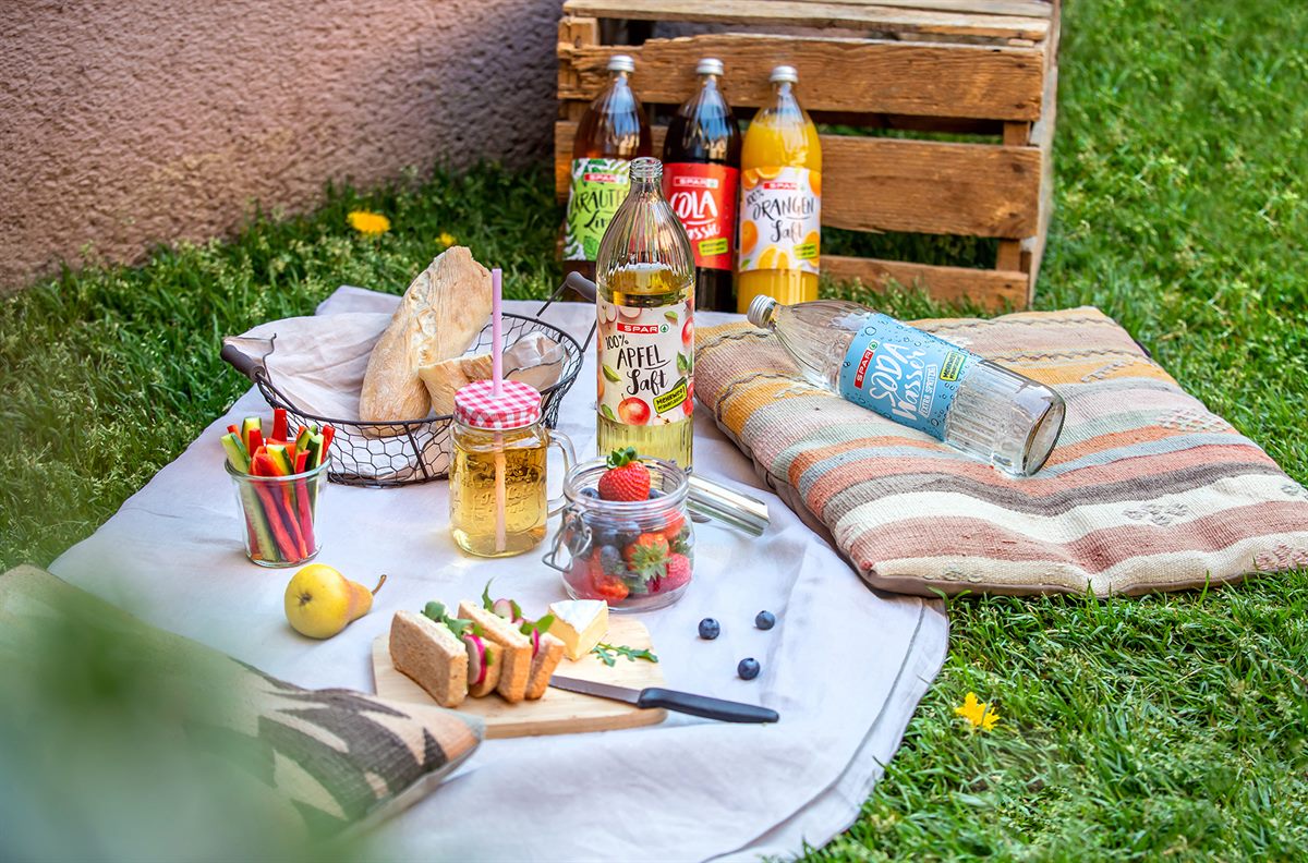 SPAR-Getränke in Mehrweg-Glasflaschen