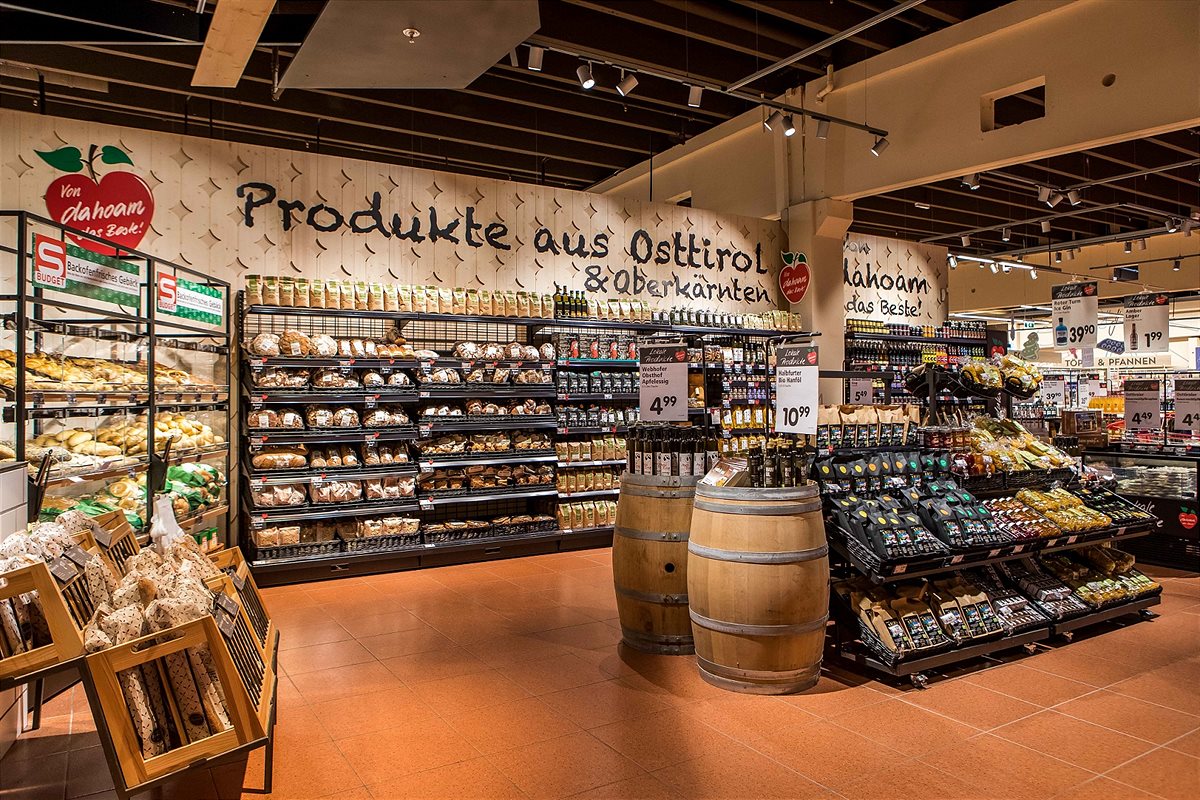 Lokale Produkte bei INTERSPAR in Nußdorf-Debant