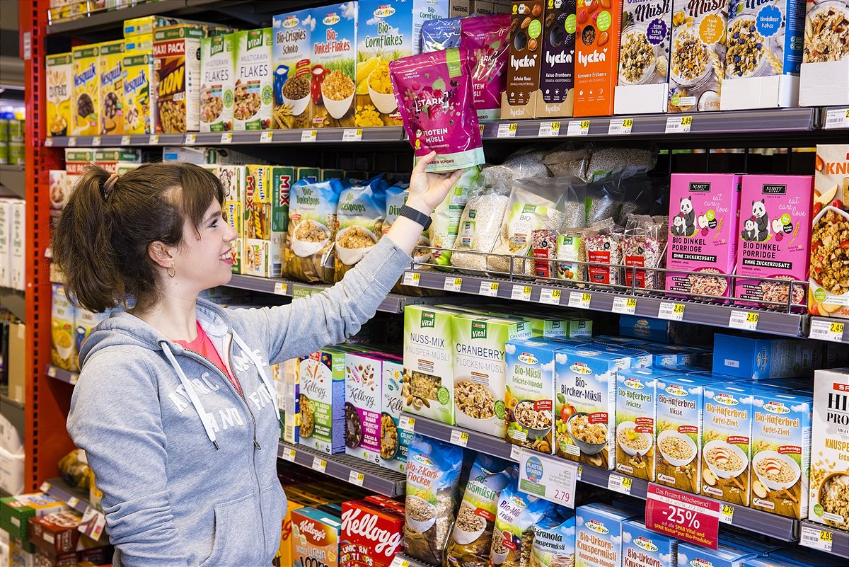 SPAR bringt STARK Müslis ins Regal