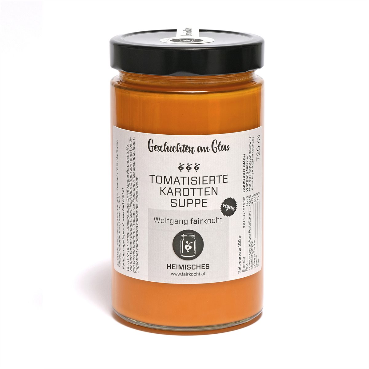 Fairkocht Tomatisierte Karottensuppe