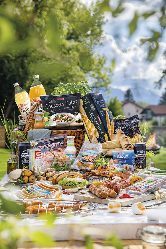 Glühendes Grillvergnügen mit SPAR