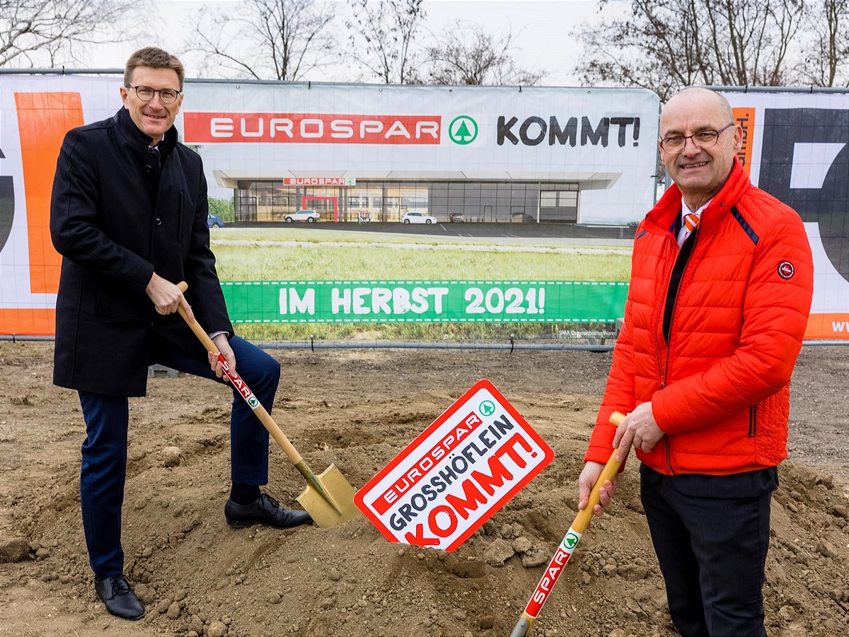 Spatenstich EUROSPAR-Markt Großhöflein