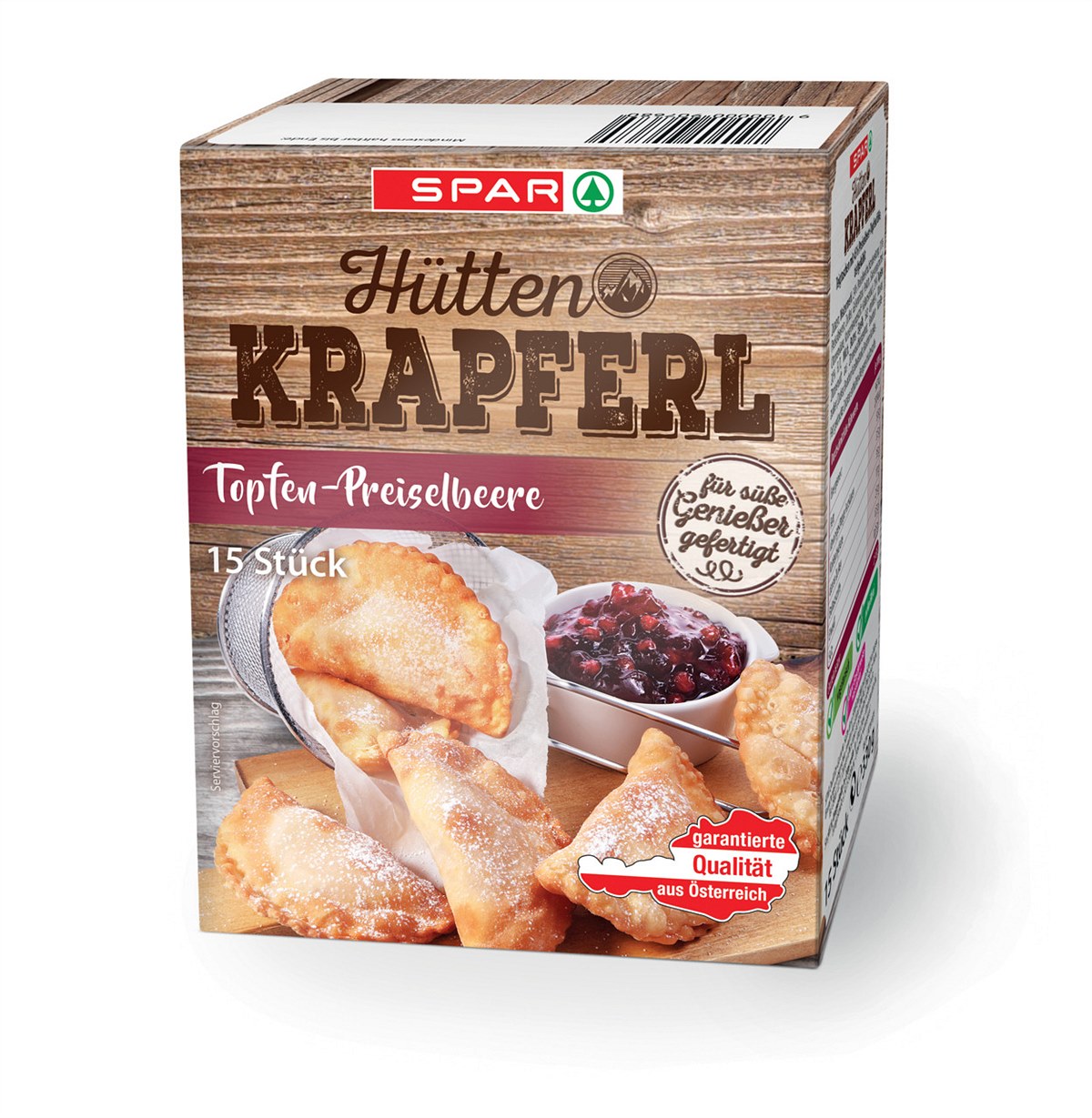 SPAR Hütten Krapferl Topfen-Preiselbeere