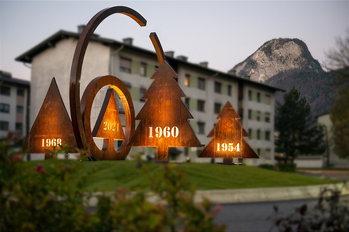 SPAR Blick Kufstein Zell Kunst Kreisverkehr