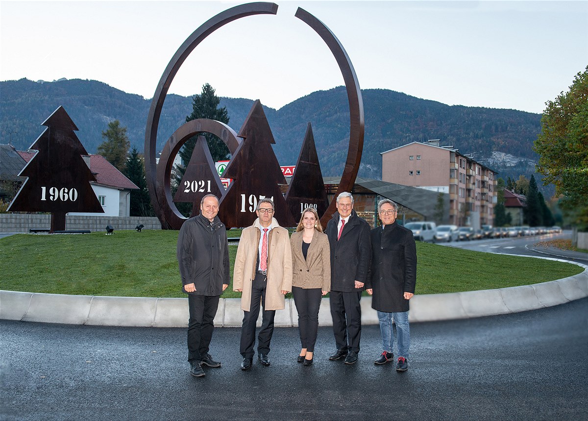 SPAR Eröffnung Kufstein Zell Kunst Kreisverkehr