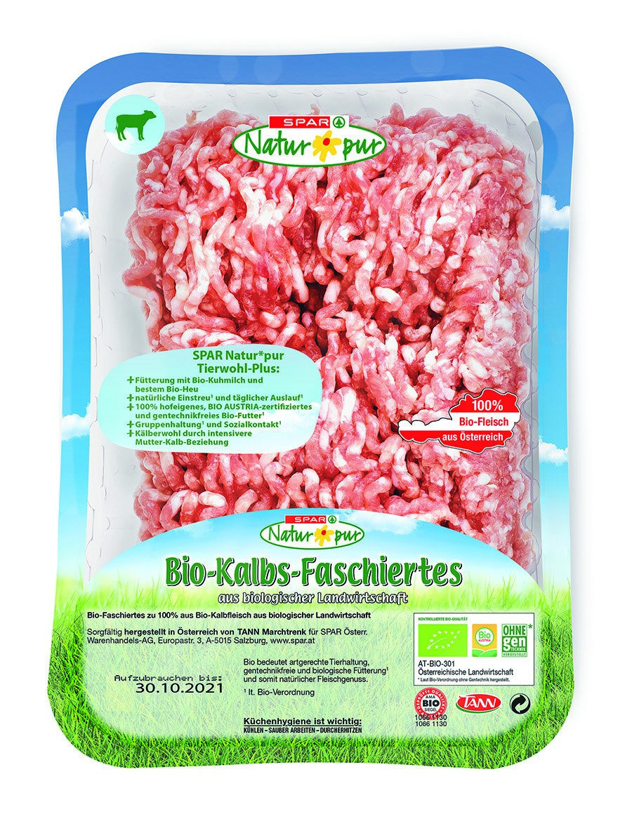 SPAR Natur_pur Bio-Kalbfaschiertes