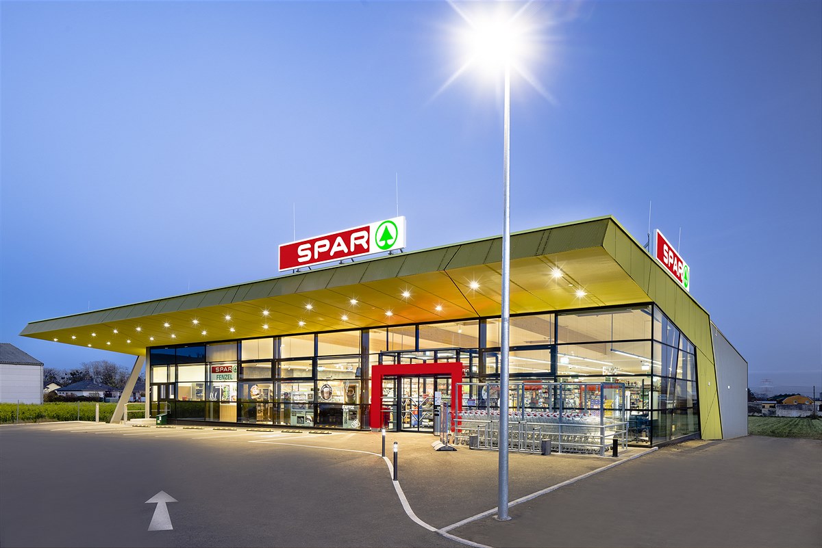 Der neue SPAR-Supermarkt in Ebergassing