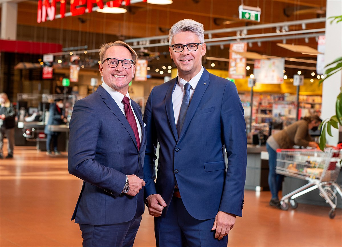 INTERSPAR Regionaldirektoren Paunovic und Pockenauer