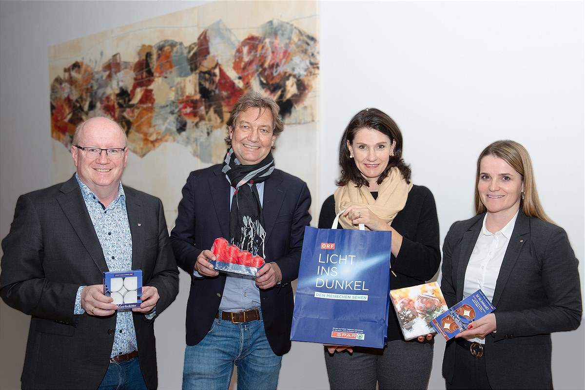 SPAR Spende Licht ins Dunkel Obertrum