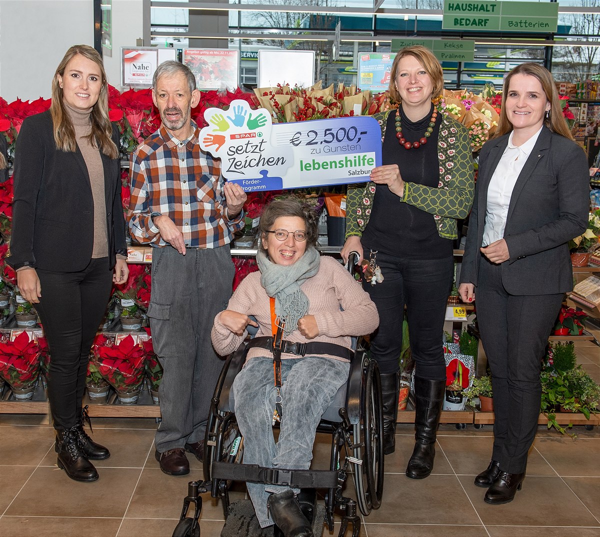 SPAR Spende EÖ EUROSPAR Abtenau