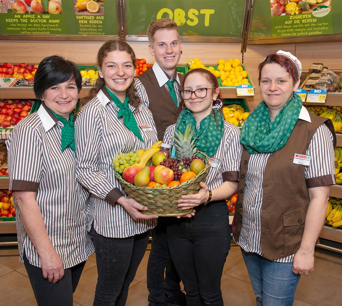 PA SPAR Übernahme Supermarkt Steinach Filiale Team