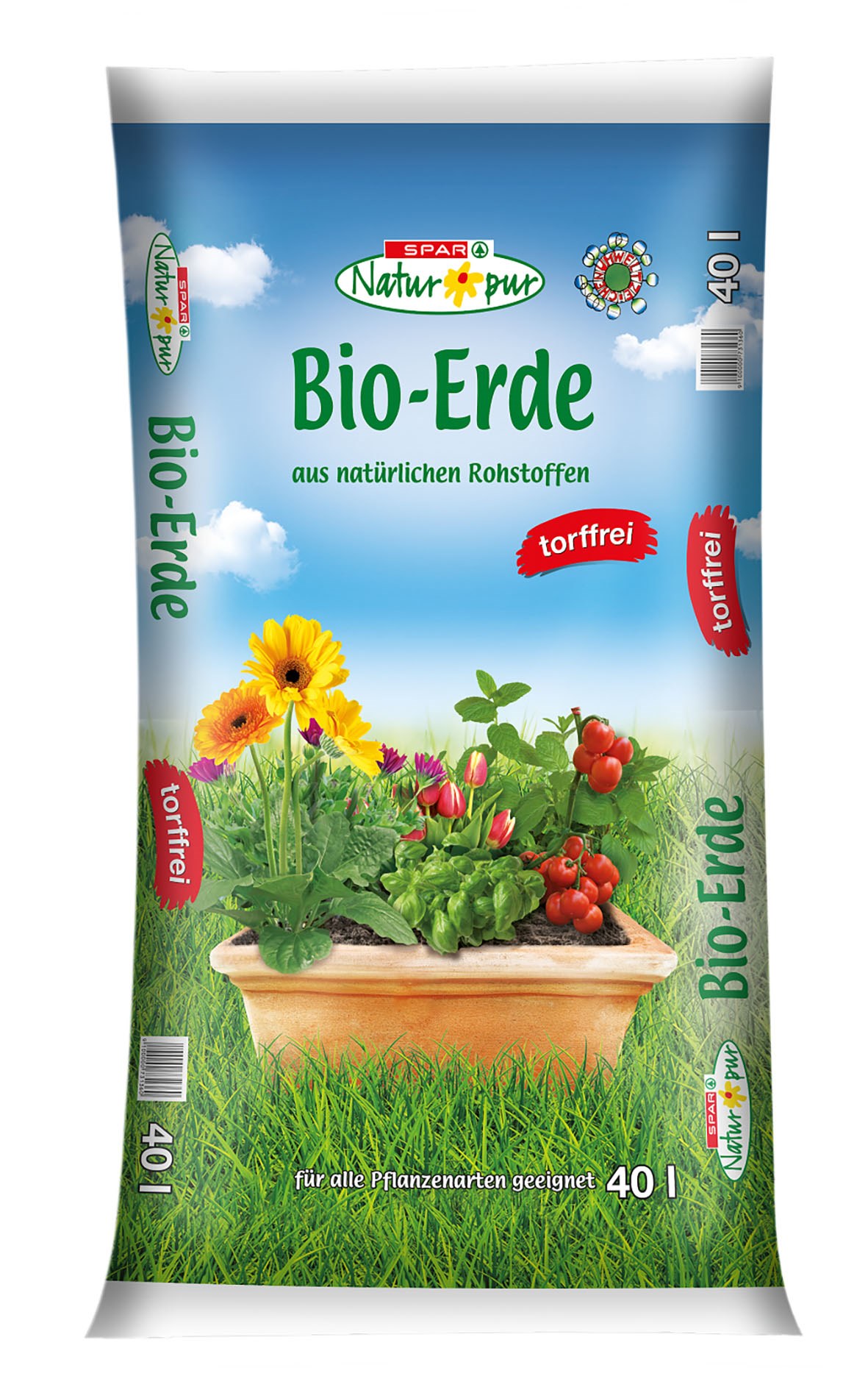 SPAR Natur pur Bio-Erde 40 Liter