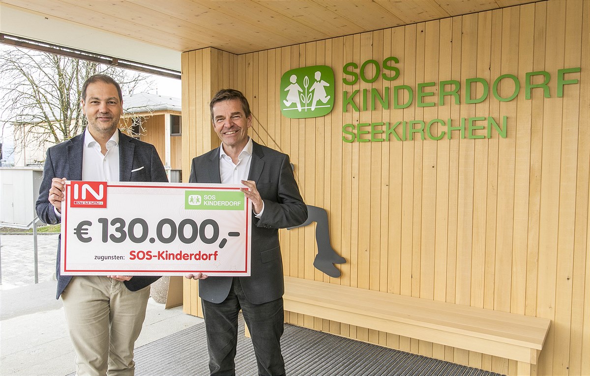 Spendenübergabe SOS Kinderdorf