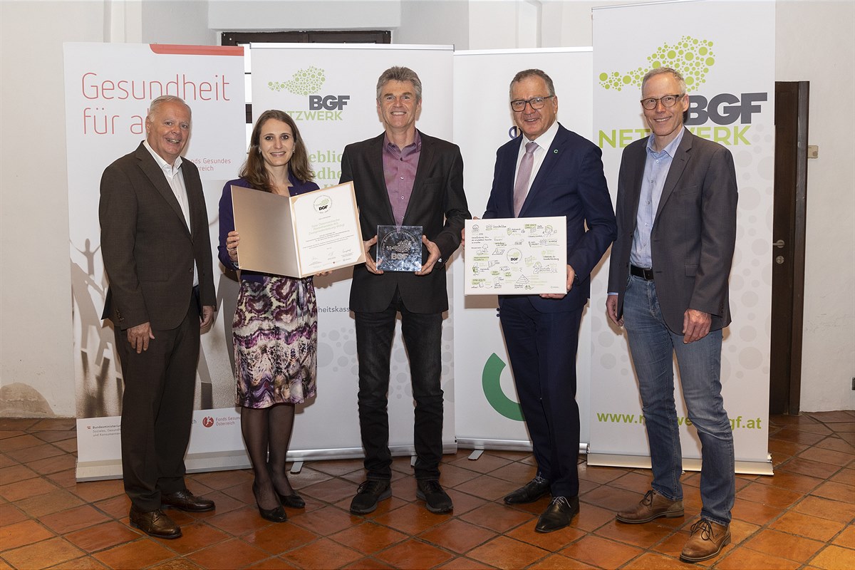 SPAR BGF-Gütesiegel Zentrale Wörgl Verleihung