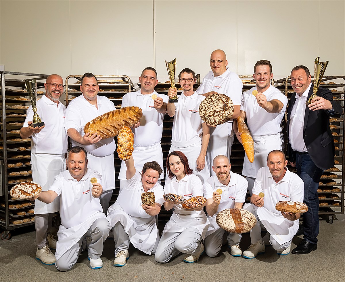 INTERSPAR-Bäckerei Medaillenregen