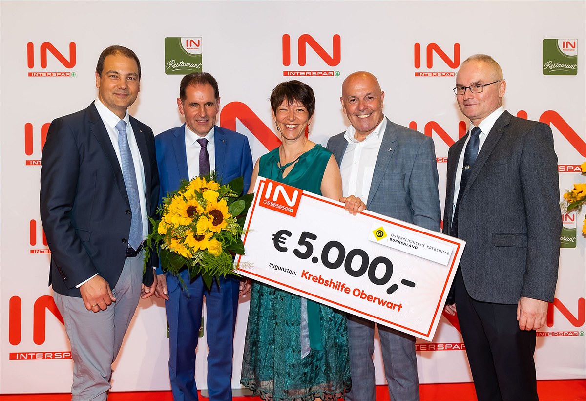 Spendenübergabe Krebshilfe Oberwart