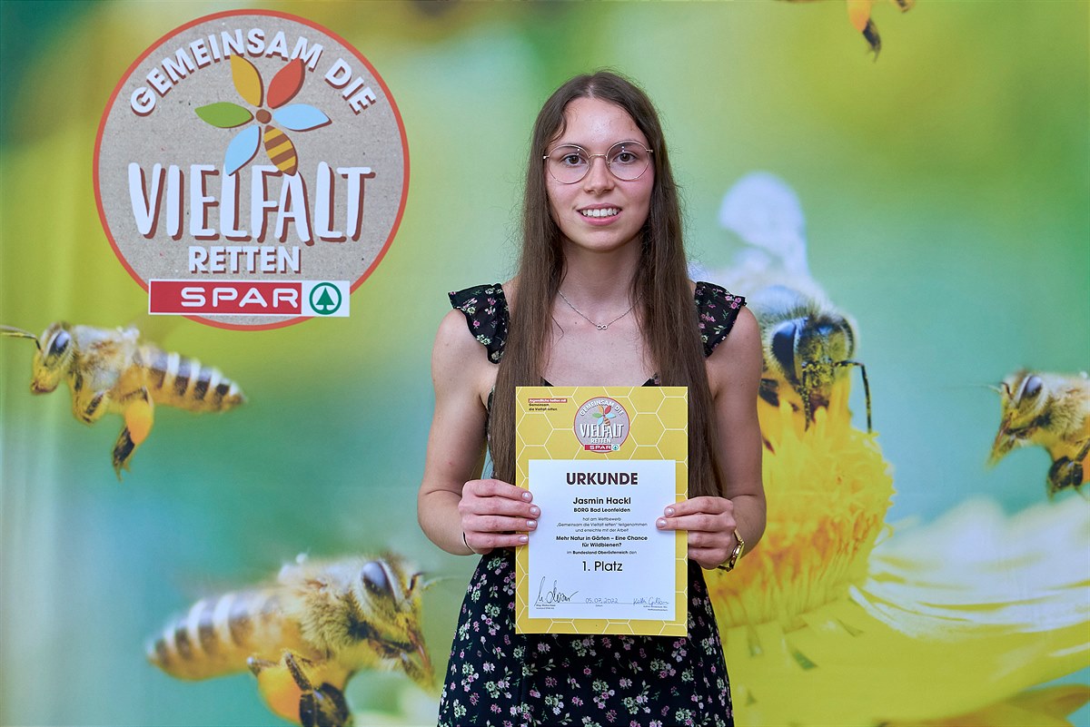 Jasmin Hackl gewinnt den 1. Platz 