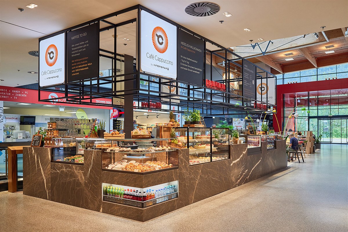 Rundum modernisiertes Café Cappuccino in Schwaz