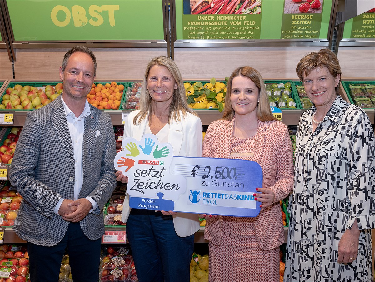 PA SPAR Spende Rettet das Kind - Innsbruck Campagne