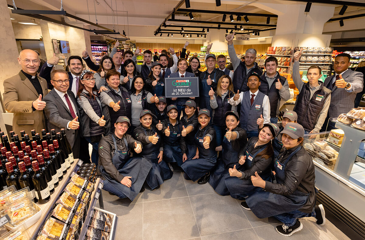 Das Team im SPAR-Gourmet Fleischmarkt