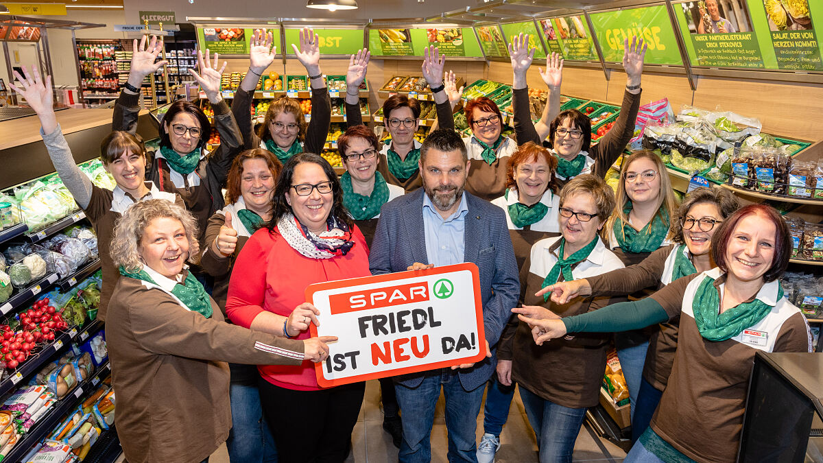 Das Team im SPAR-Supermarkt Etsdorf