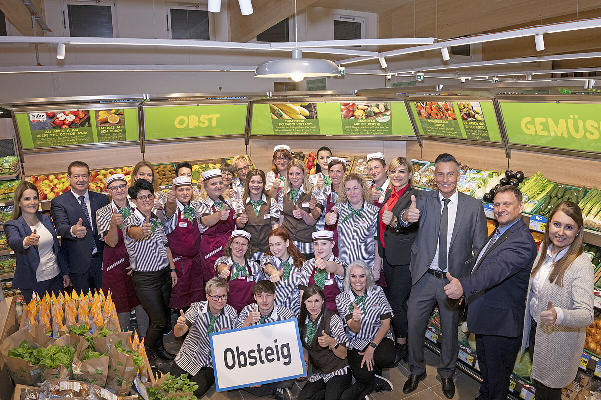 SPAR Eröffnung Obsteig Team
