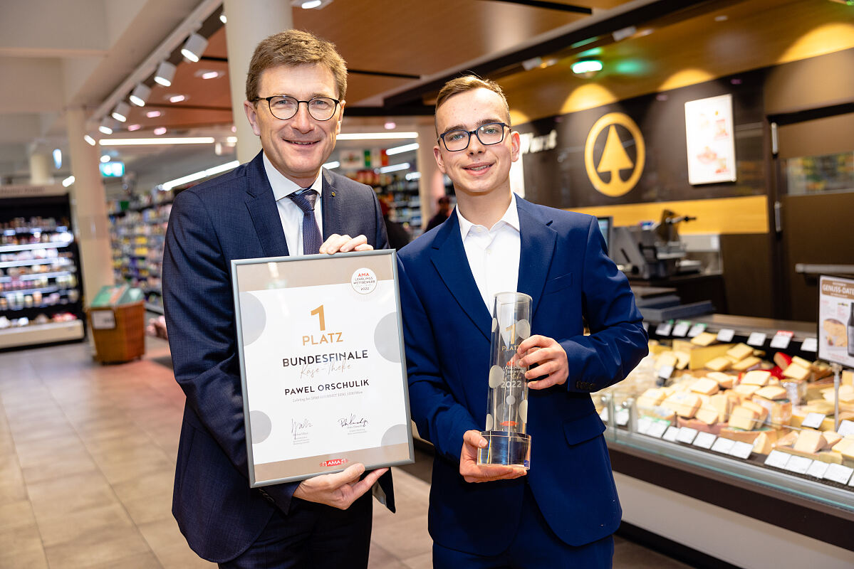 Gratulation zu erstem Platz