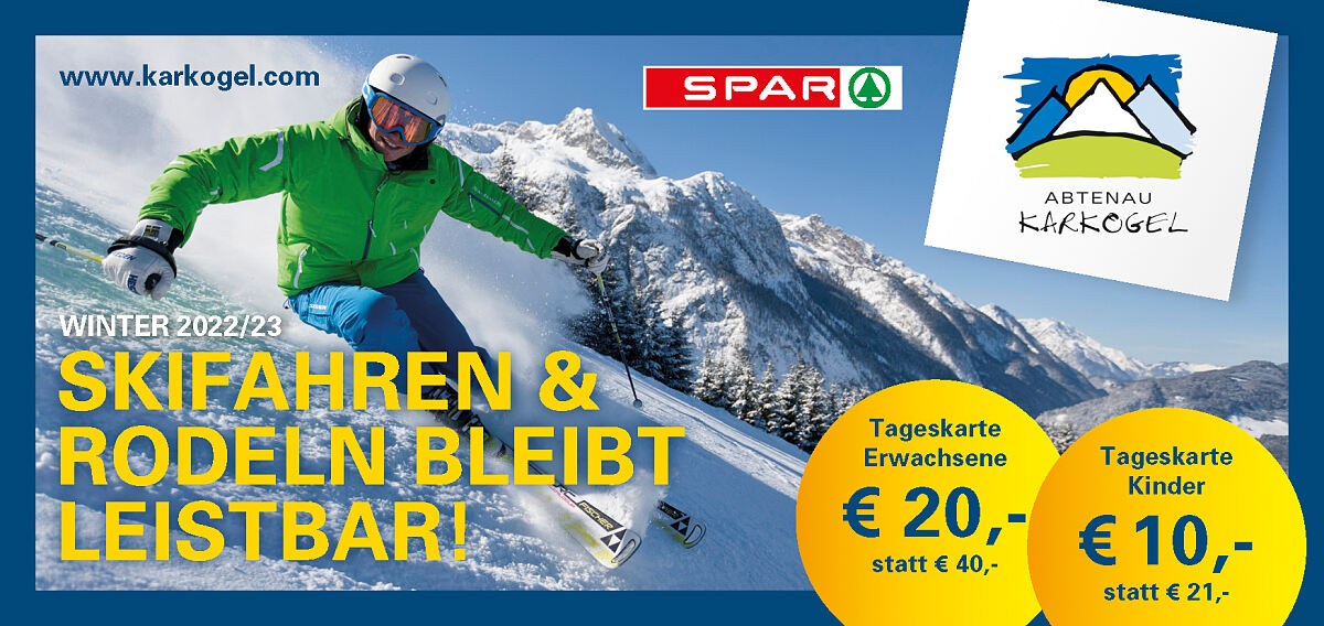 SPAR Karkogel Familienaktion Gutschein