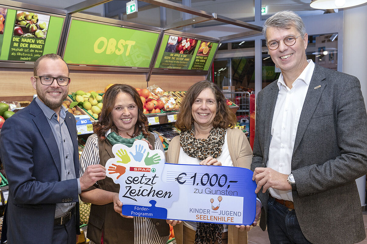 PA SPAR Spende Eröffnung Pro_Mente Mühlbachl