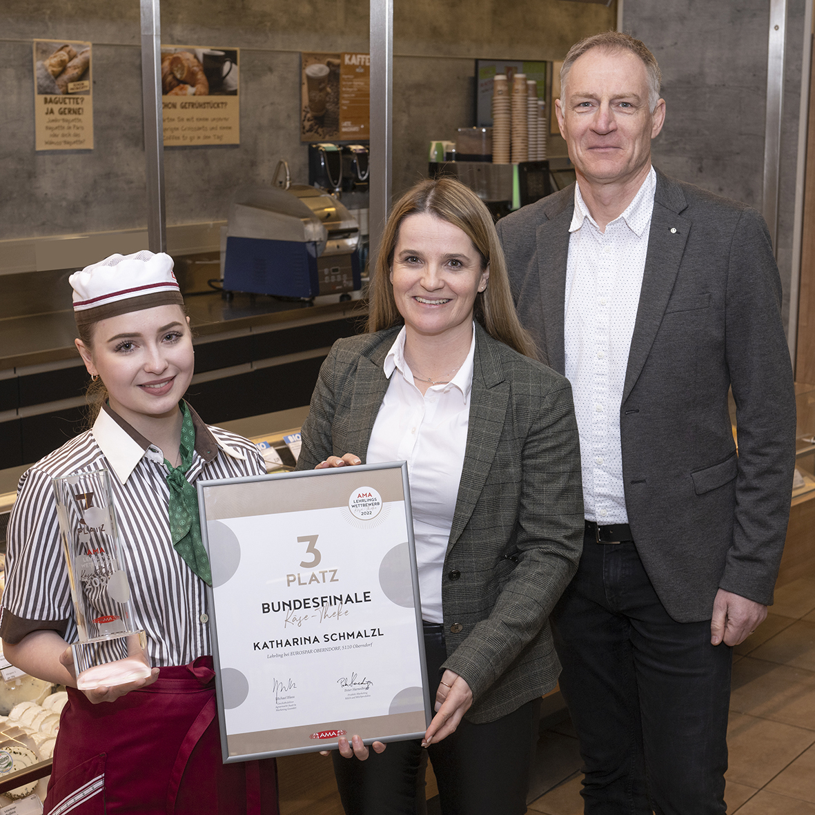 SPAR Käsekaiser Lehrling Schmalzl Oberndorf