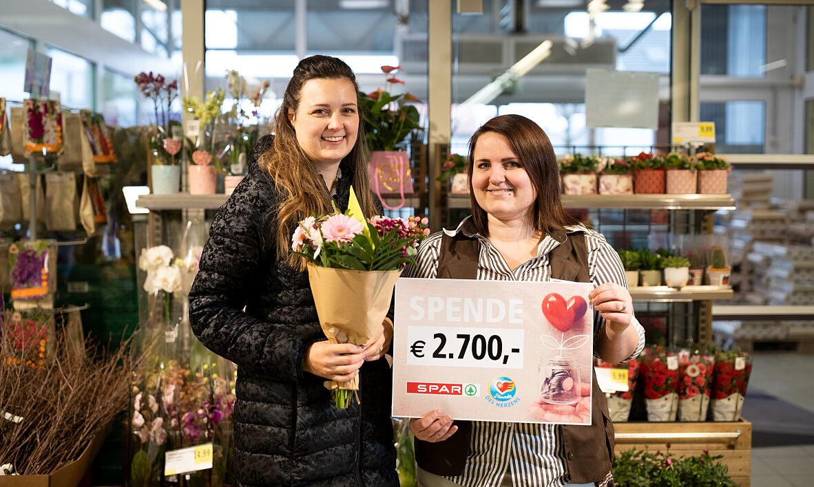 Spendenübergabe SPAR Nenzing