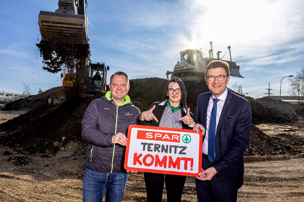Spatenstich für SPAR Ternitz