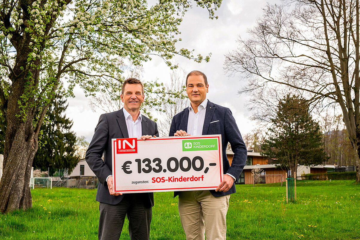 INTERSPAR Spendenübergabe SOS-Kinderdorf