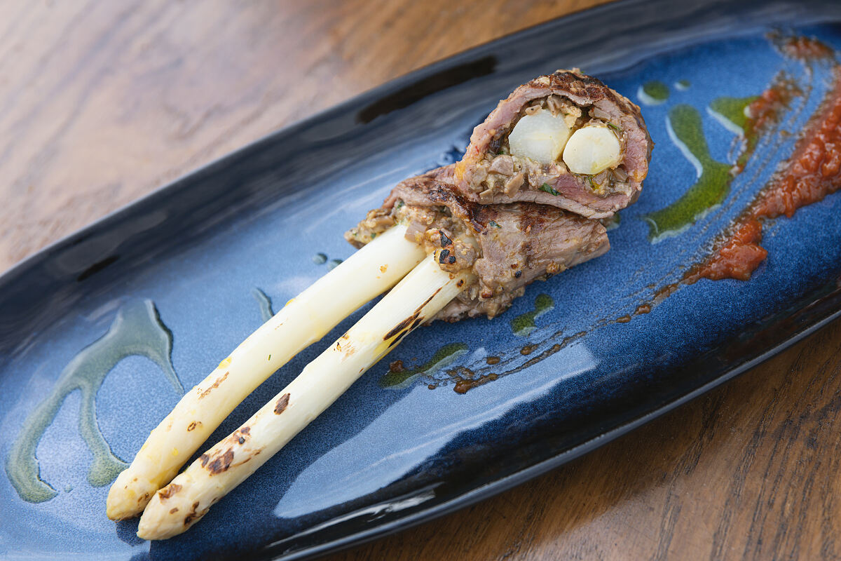 Beiried Spargelroulade 